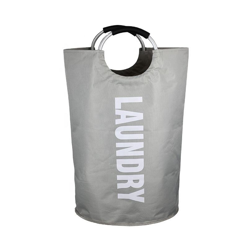 Hot Sale Large Capacity Foldable Laundry Storage Basket with Sturdy Carry Handle