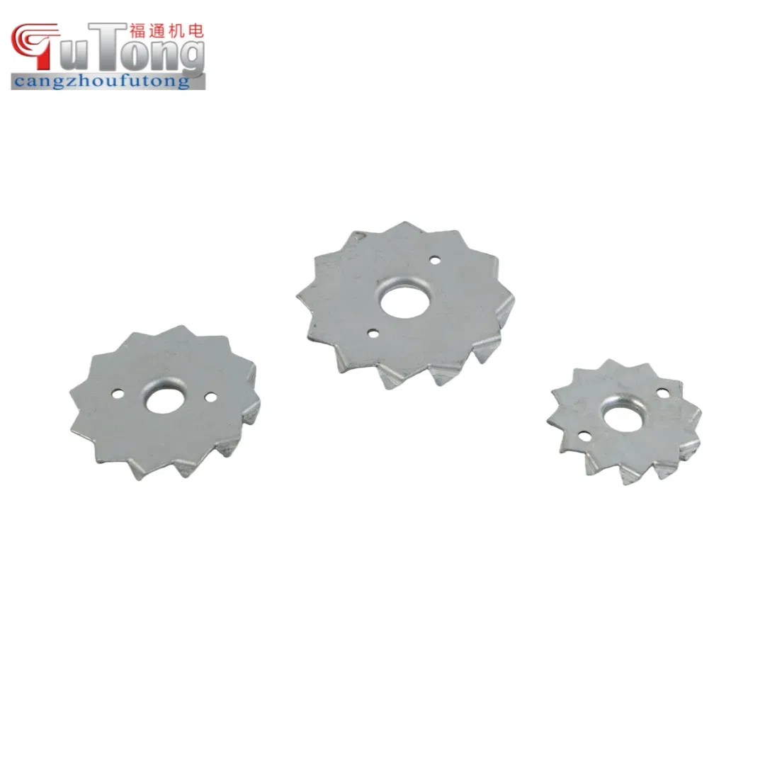 Galvanized Steel Toothed-Plate Connector Single Sided Tooth Plate Connectors