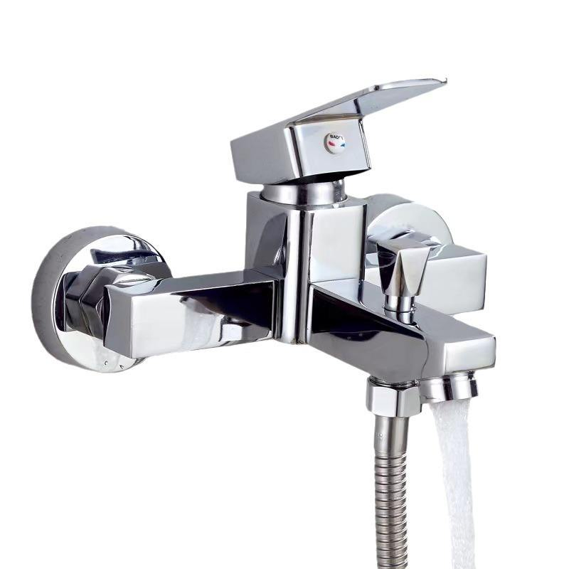 Смеситель для ванны тройной скрытый с термостатом