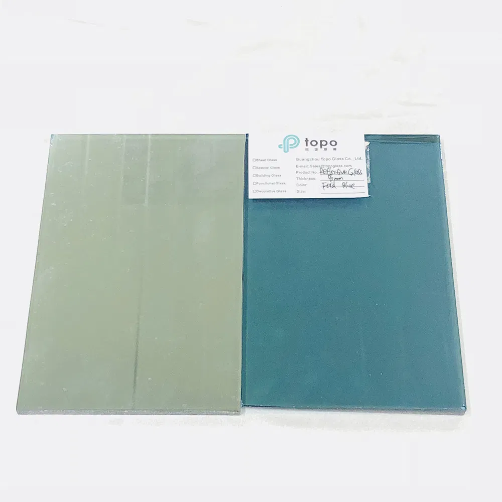 4.7mm, 5mm, 6mm, 8mm, 10mm Dark Blue Reflective Glass for Home Decoration (R-MB)
