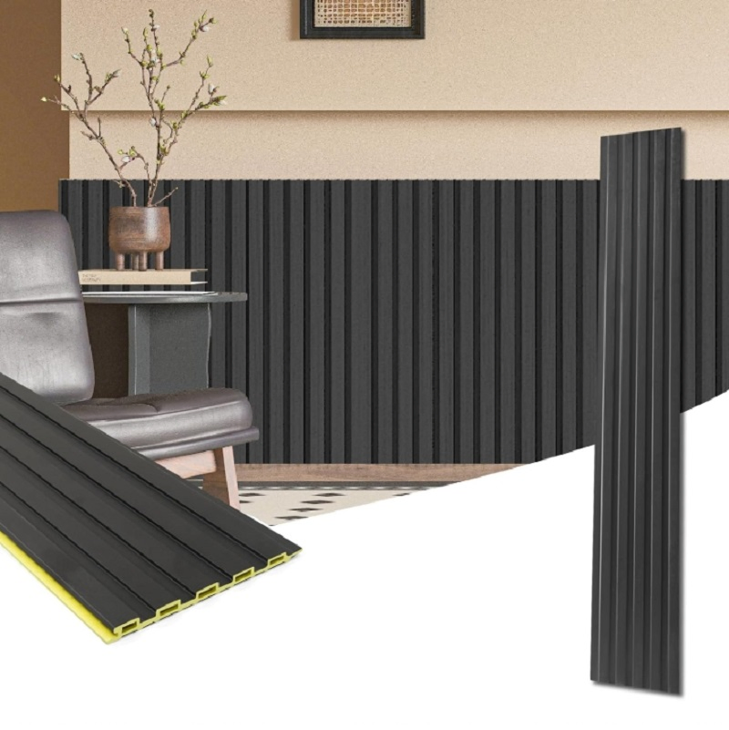 New Design Louvers Manufacturer Eco-Friendly WPC Panels for Soundproof and Fireproof Interior Decoration WPC Wall Panel Interior Wall Panel