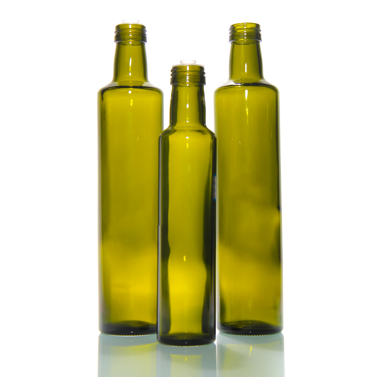 Round Shape Glass Olive Oil Bottle for Bulk Order
