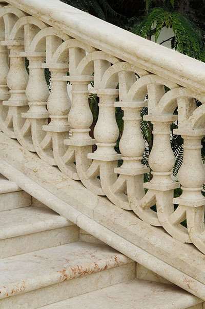 China White Granite Stair Baluster Marble Railing Handrail Baluster