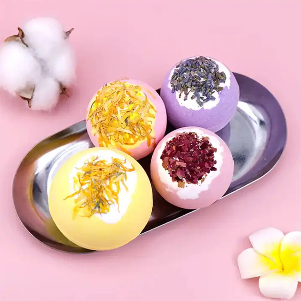 OEM Skin Lightening Whitening Body Mousse Bubble Balls Organic Bath Bombs Gift Set Christmas Bath Bomb