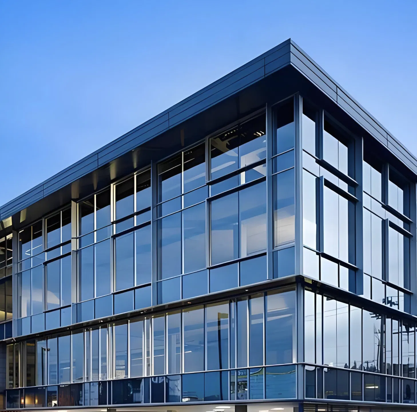Premium Curtain Wall Project with Insulating Glass for Sustainable Buildings