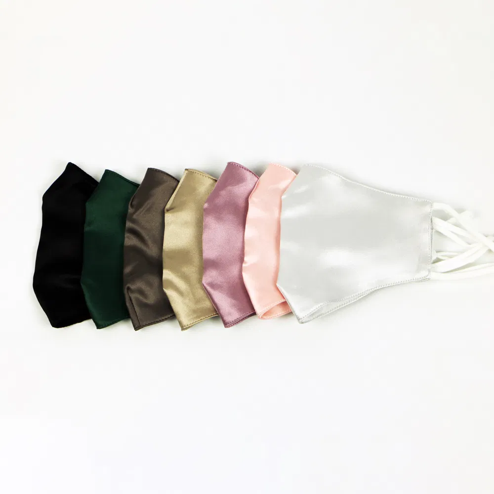16mm Silk Satin Facemasks with Custom Brand