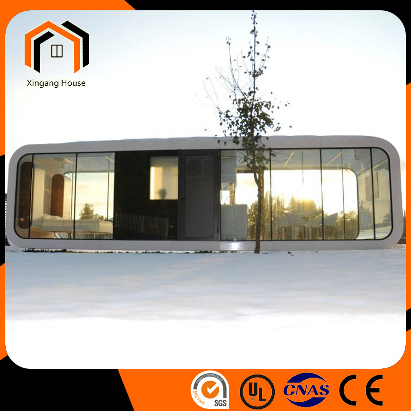 Custom Modern Design Prefabricated House Living Room Garden Luxury Apple House Modular Prefabricated House Prefabricated House