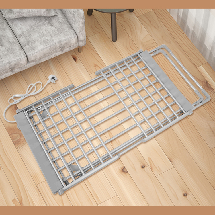 Sanipro Household Movable Heated Clothes Airer Aluminium Drying Rack Winged Foldable Electric Clothes Dryer