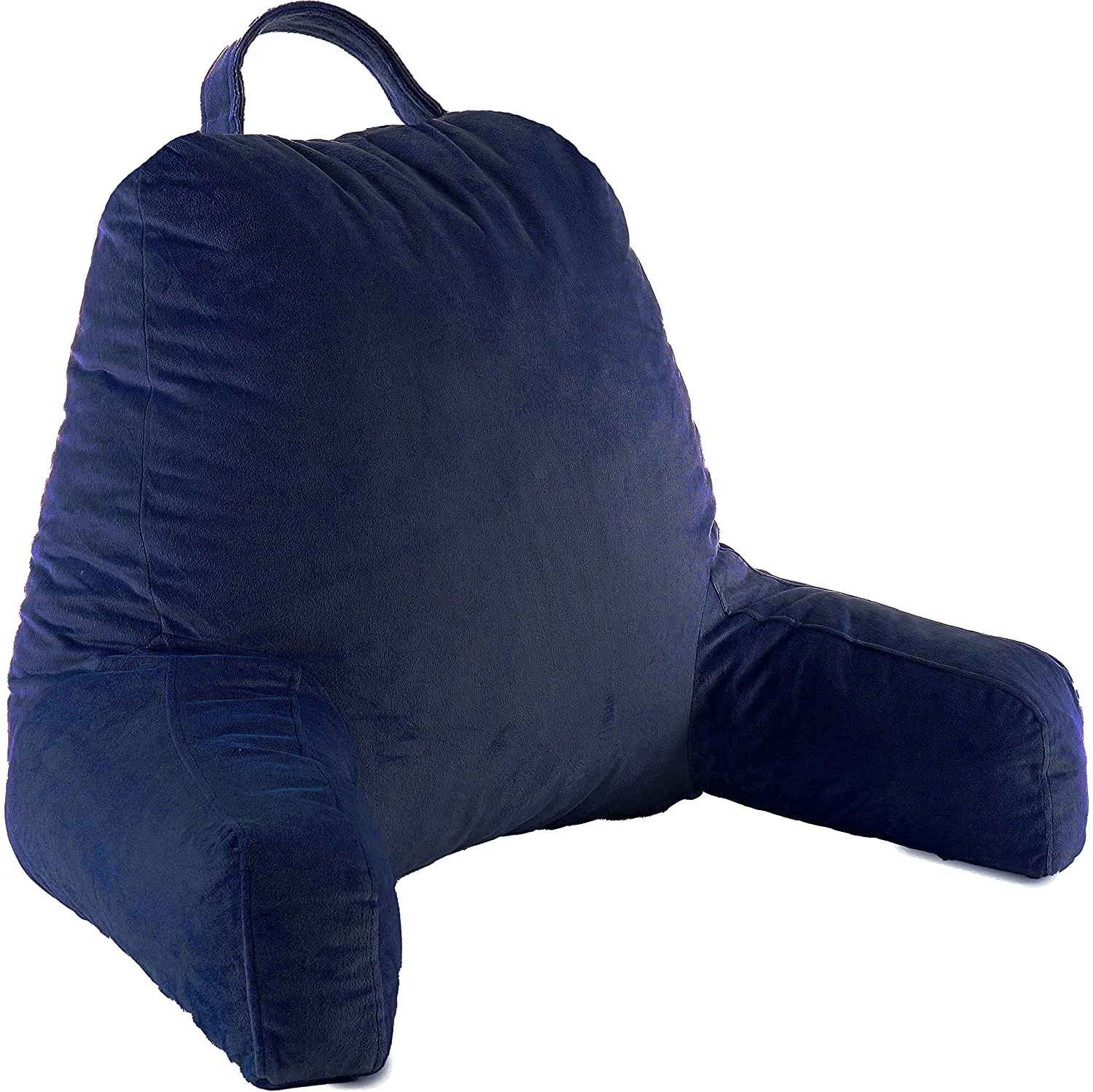 Micro Plush Reading Pillow Shredded Memory Fill Reading Pillow with Armrest