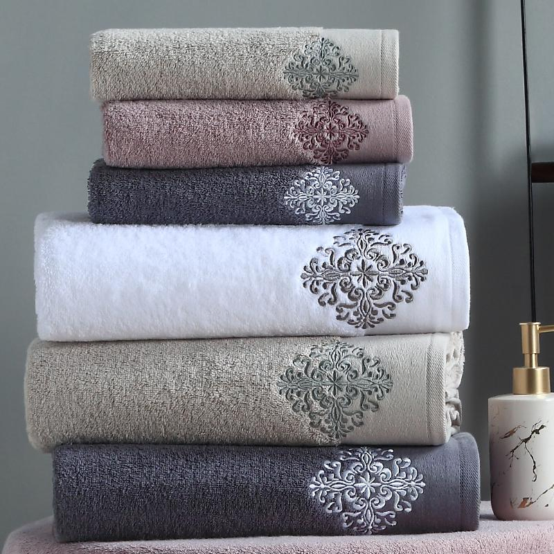 100% Cotton Luxury Hotel Plain Towel, Face Cloth Hand Towel Set (JRAC070)