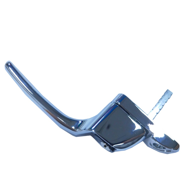 Polished Chrome Sliver Cranked Zinc Alloy Espag UPVC Window Handle