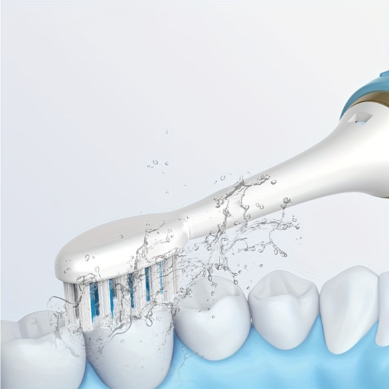 Upgrade to a 5-Speed Rechargeable Electric Toothbrush with 7 Brush Heads