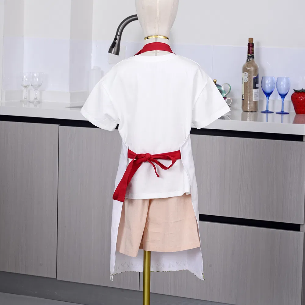 100% Pure Cotton Customizable Gift Wholesale Cheap Child Apron