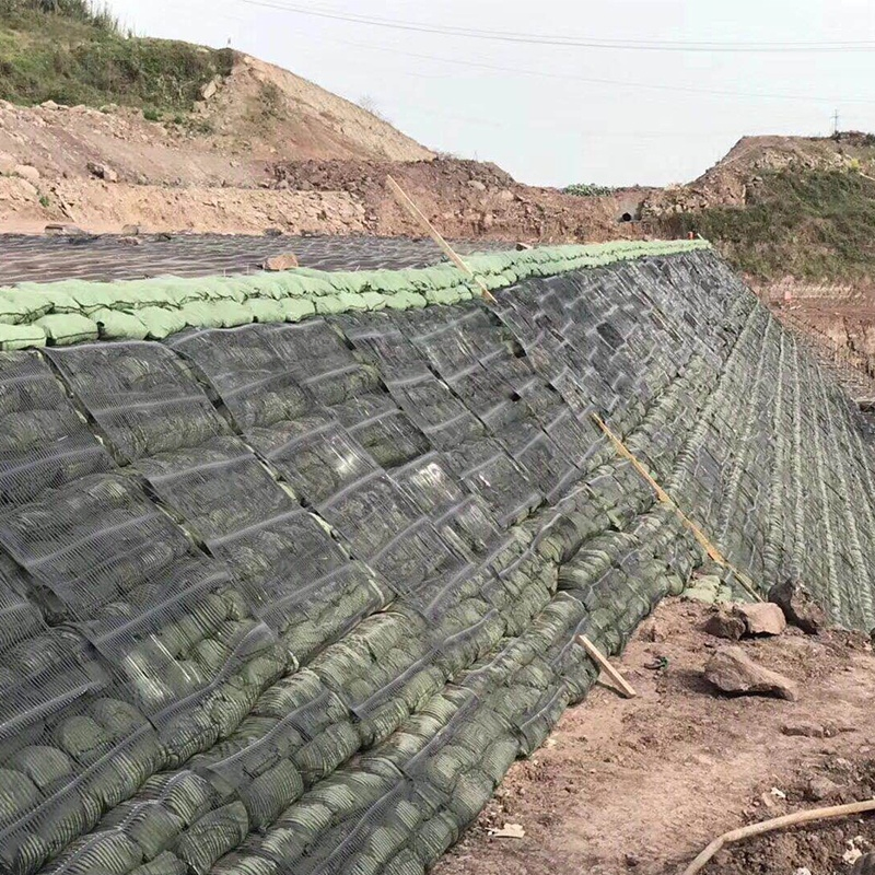 Geo Bag River Bank Protection Flood Control Polyester Nonwoven Geotextile Sand Bag Large Earthbag Geobag Geo Bag for Beach Protection