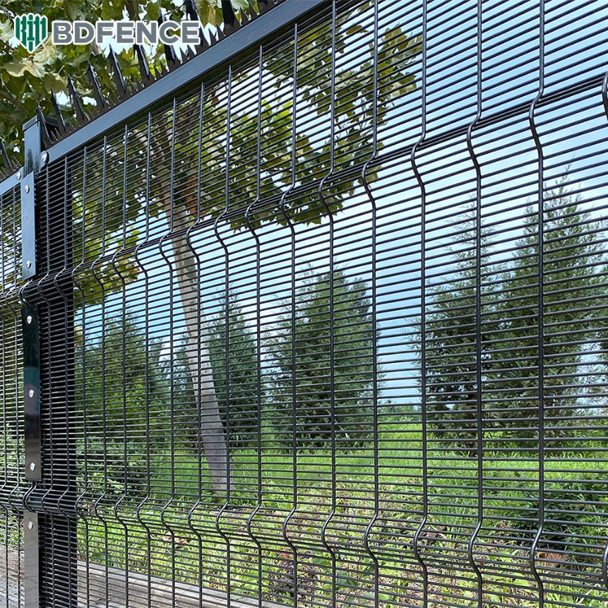 Customized 8 Feet High 358 Anti Climb Fence Powder Coated 358 Security