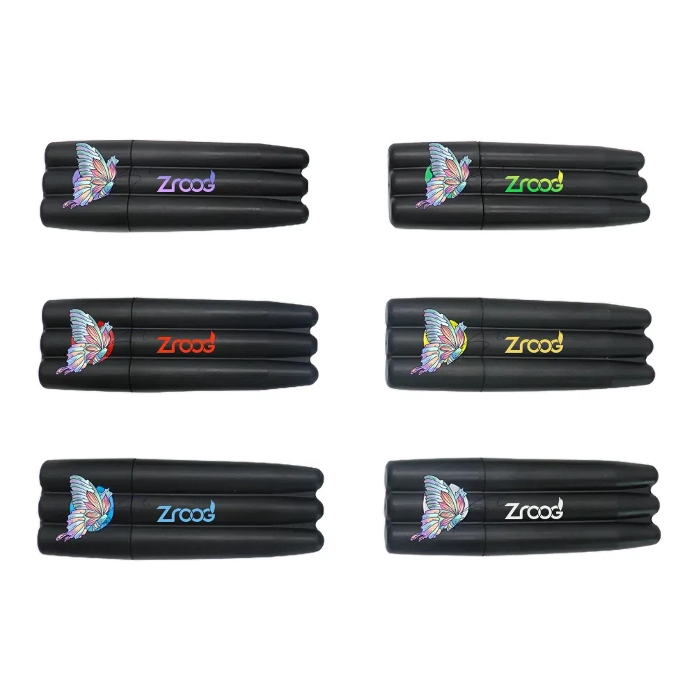 Custom Child Proof Roll Cones Tubes Pop Top Tube Container Package Plastic Biodegradable Cigar Tubes