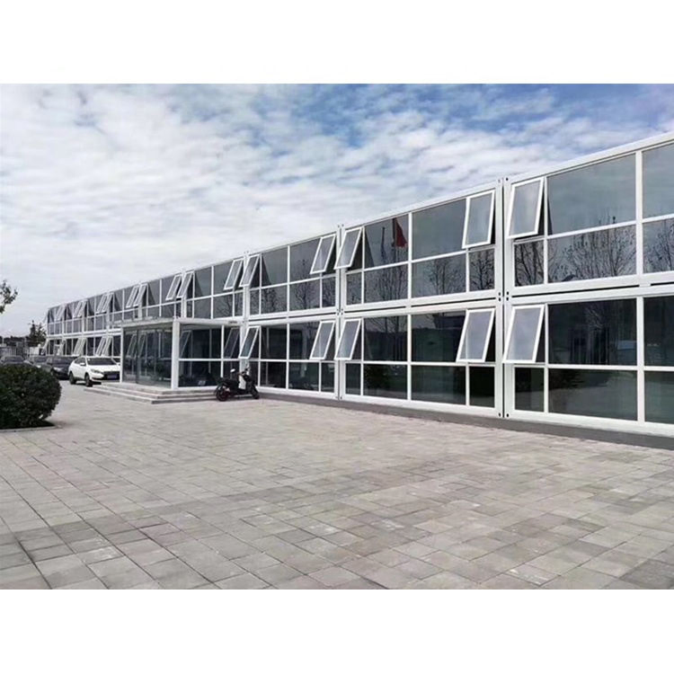 High Quality Prefabricated Glass Wall Container House for Office Use Prefab House From China Supplier