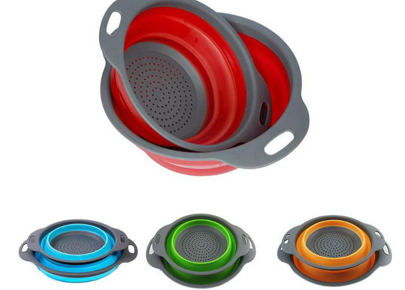 Silicone Filter Water Drain Basket Folding Asphalt Basket