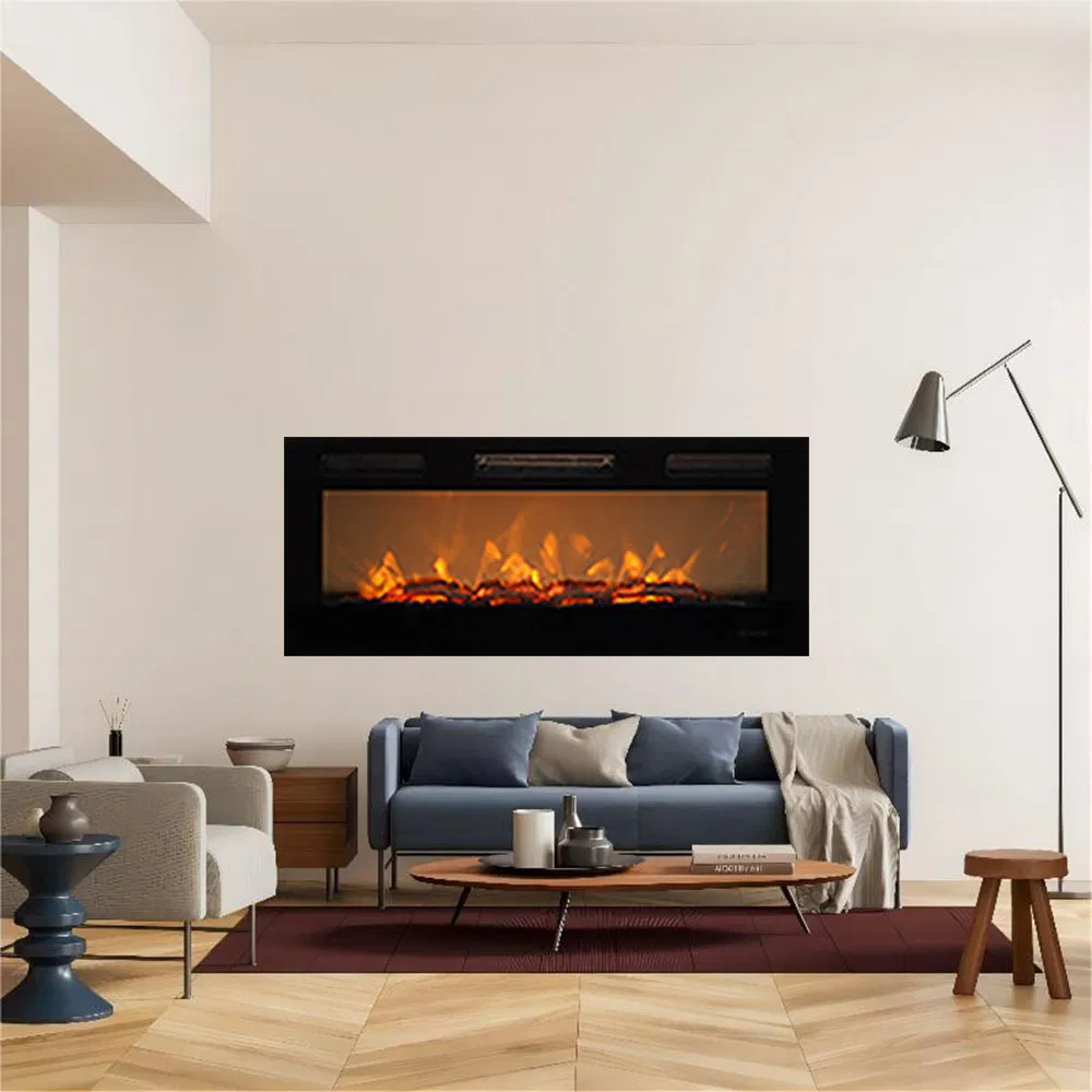 Commercial LED Indoor Decorative Mantel Heaters Fake Electric Fireplaces