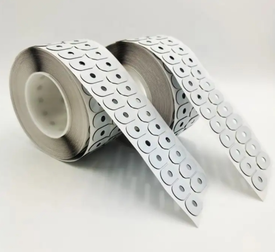 Glasses Processing Oval Self-Adhesive Non-Slip Lens Blocking Pads Optical Edging Machine Pad 1000 Pieces Per Roll