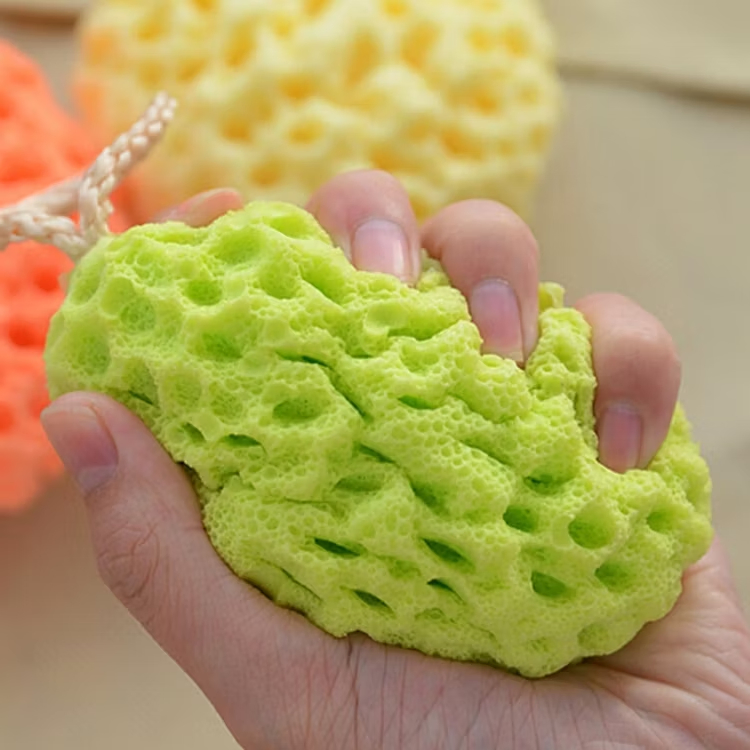 Bath Natural Polyurethane (PU) Exfoliating Sponge Cleaning Ball Baby Bath Shower Soft and Durable Body Sponge