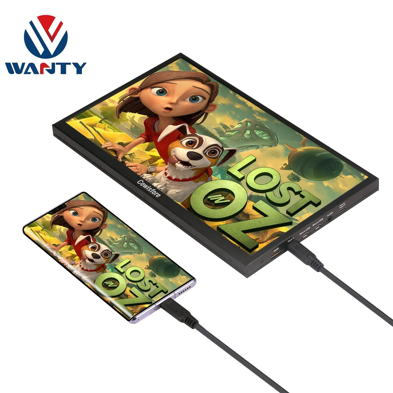 WANTY Cowisfore 11.6 Inch 1366*768 IPS Full HD Display Portable Monitor
