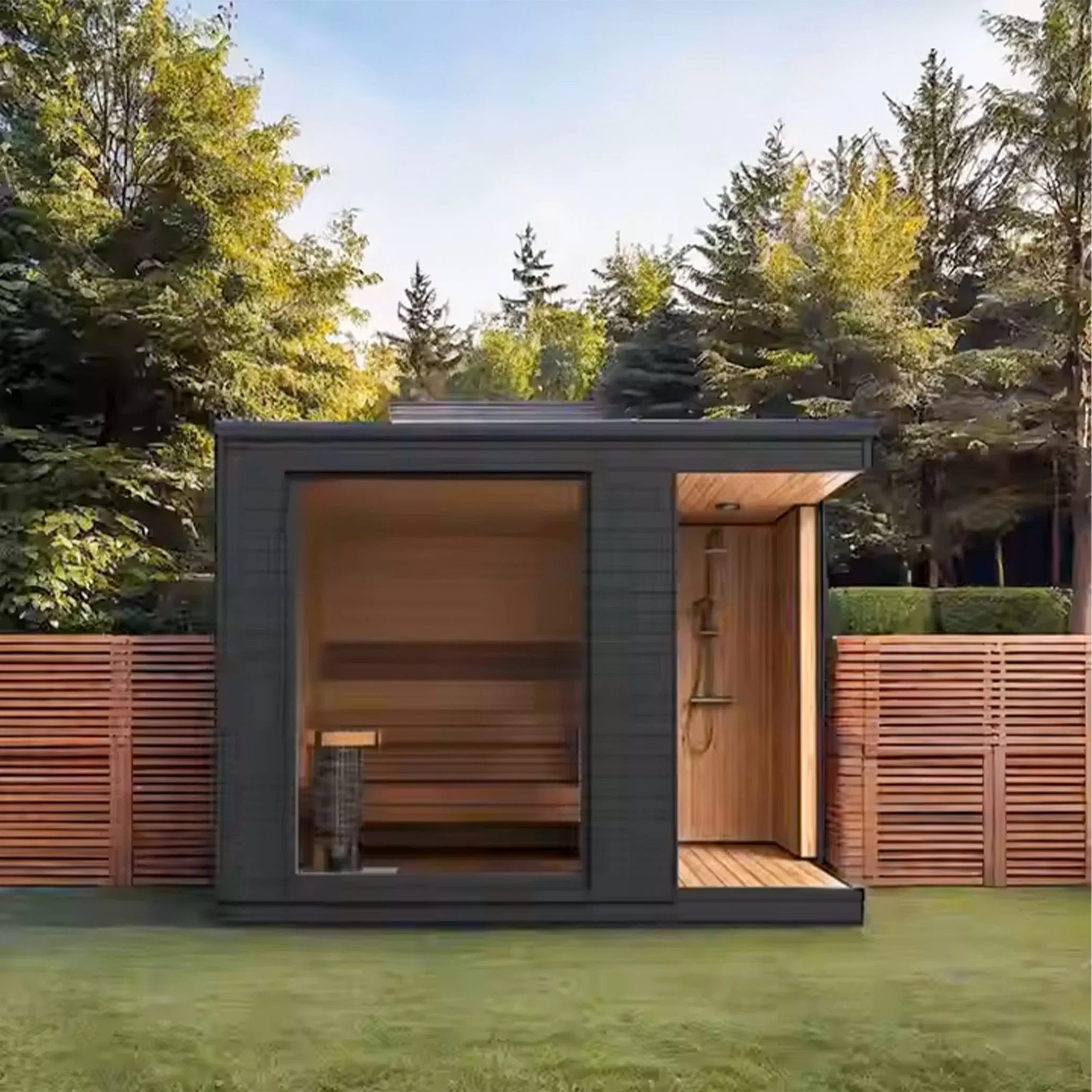 Инфракрасная сауна с панелью управления