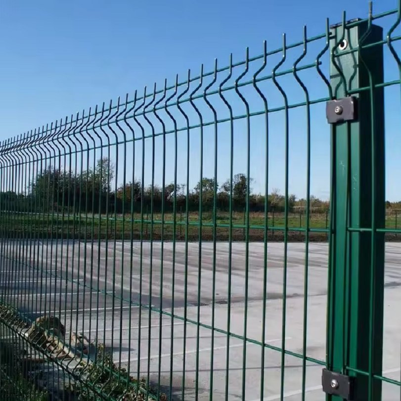 3D Curved Wire Fence/3D Curved Wire Mesh Fencing/3D V Fold Fence/3D Curvy Welded Wire Mesh