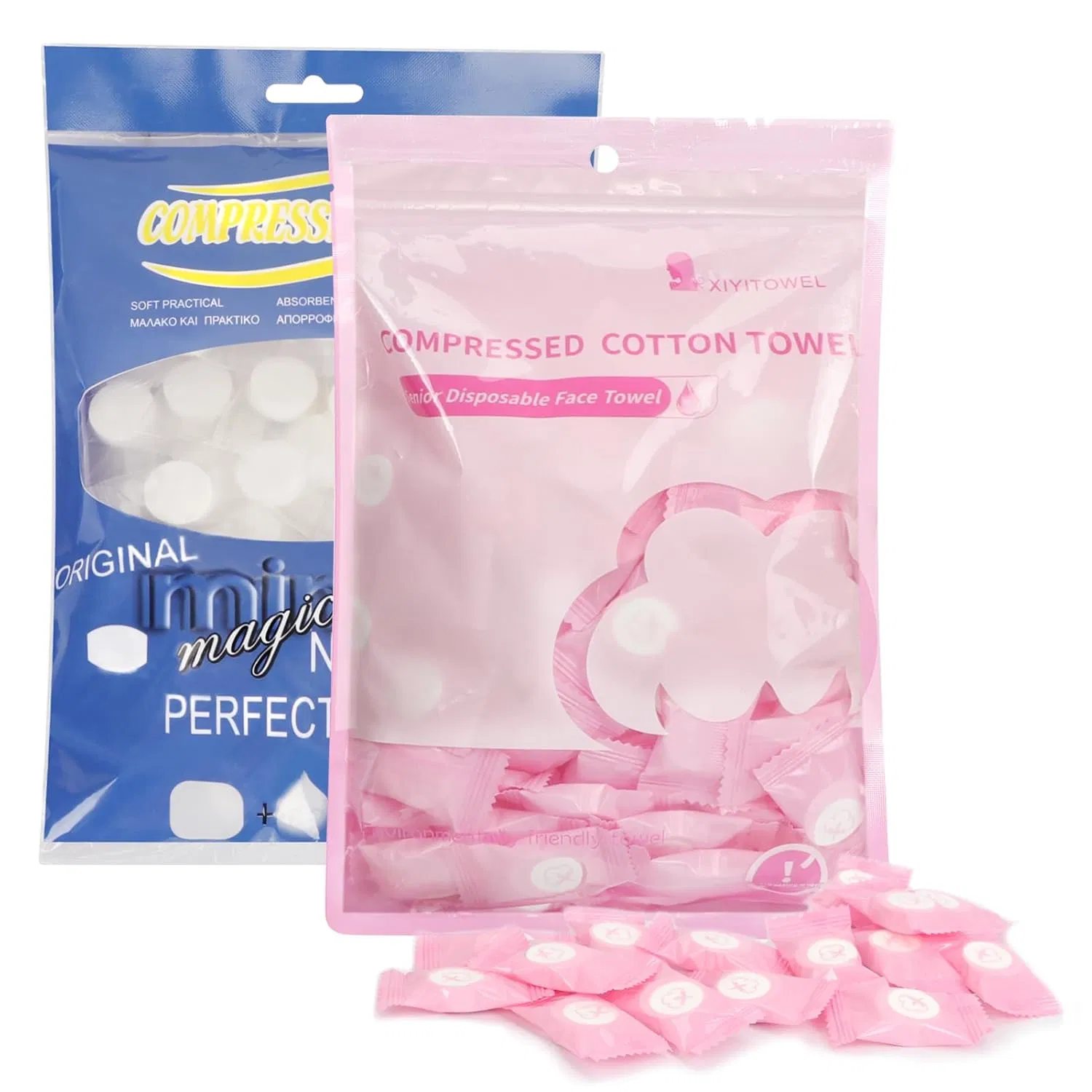 Luxury Compressed Cotton Towels - Quick-Expand Portable Wipes for All Occasions