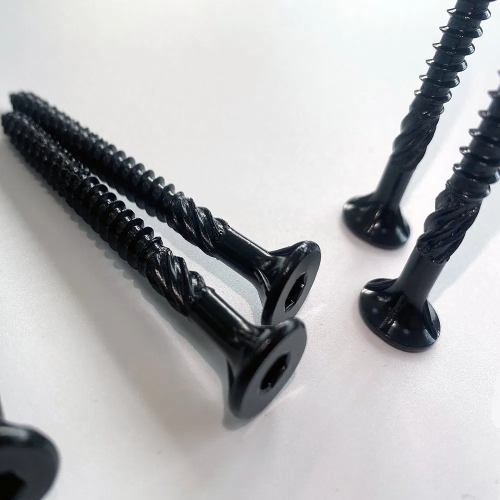 China Factory Manufacturer Wood Screw Bugle Battern Screw Electrophoretic-Coated Type 17