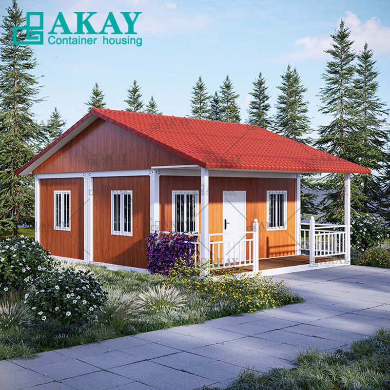 Luxury Villa Foldable Folding House Shed Office 2 Bedroom Prefab Modular Mobile Expandable Container House with Toilet Prefabricated-Building