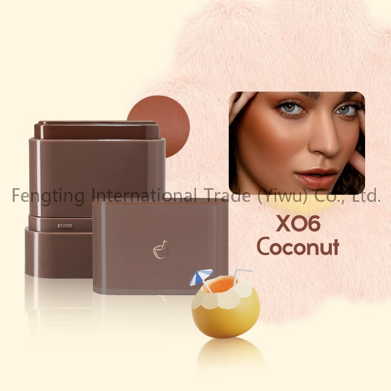 New Arrivals Custom Logo High Pigment Blush Stick Long Lasting Vegan Cosmetic Cream Smooth Silky Waterproof Makeup Blusher