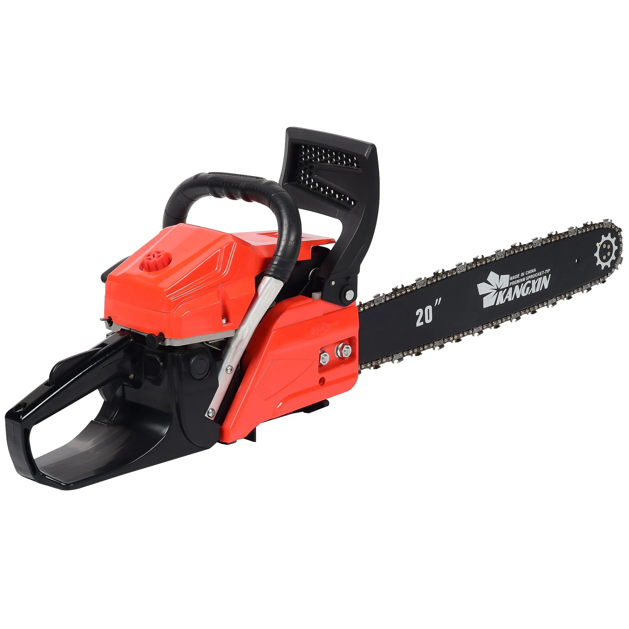 Heavy Duty 52cc Gasoline Chain Saw with 20" Guide Bar and Chain