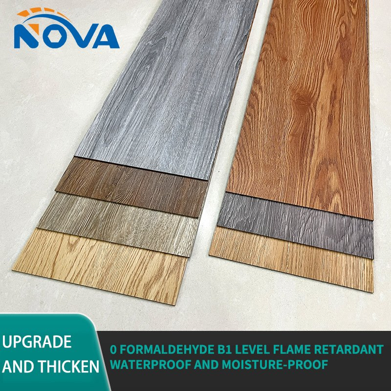 Click Waterproof Luxury Lvt Rubber Vinyl PVC Plank Plastic Flooring Tile Price