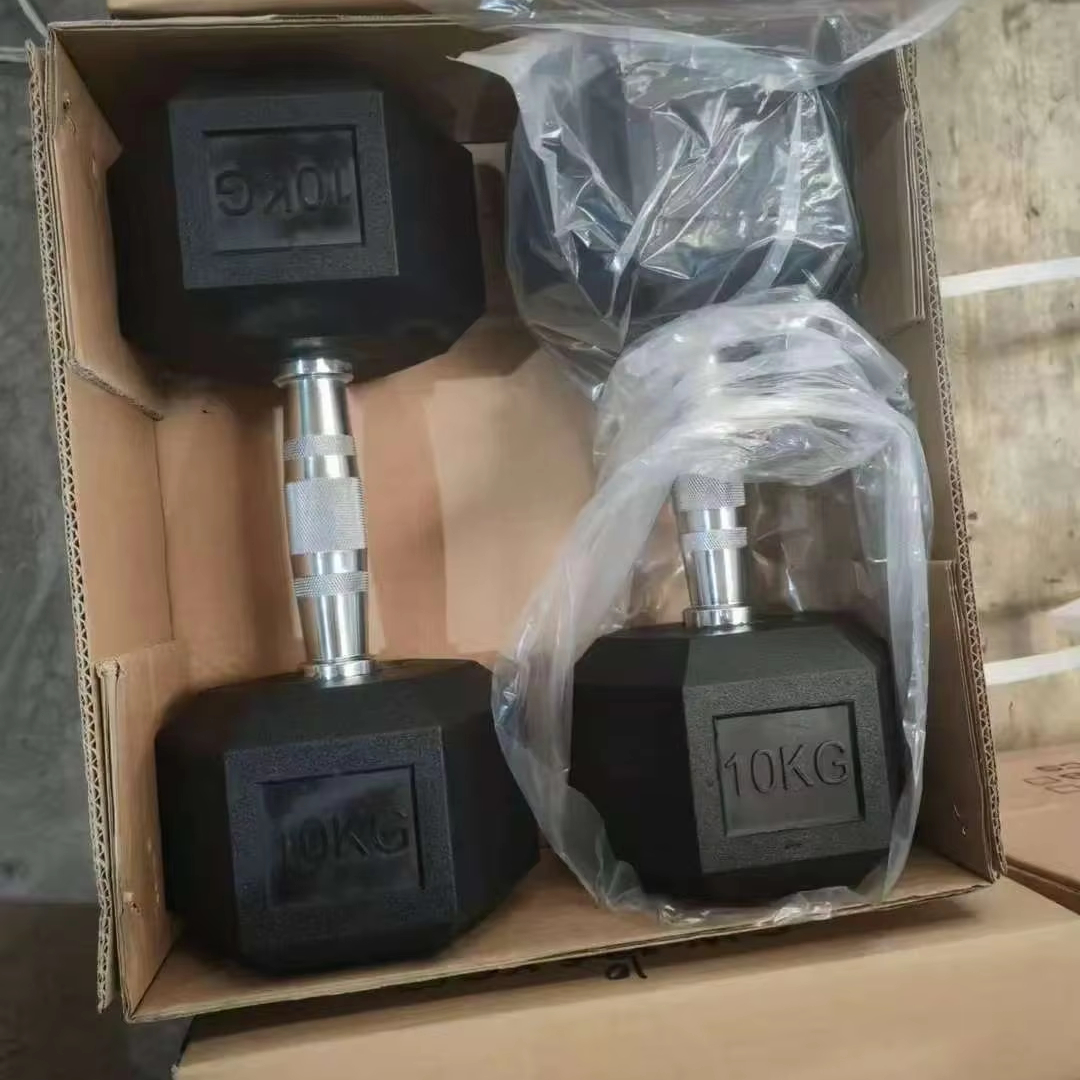 Гантели чугунные шестигранные набор 5-50 кг для дома