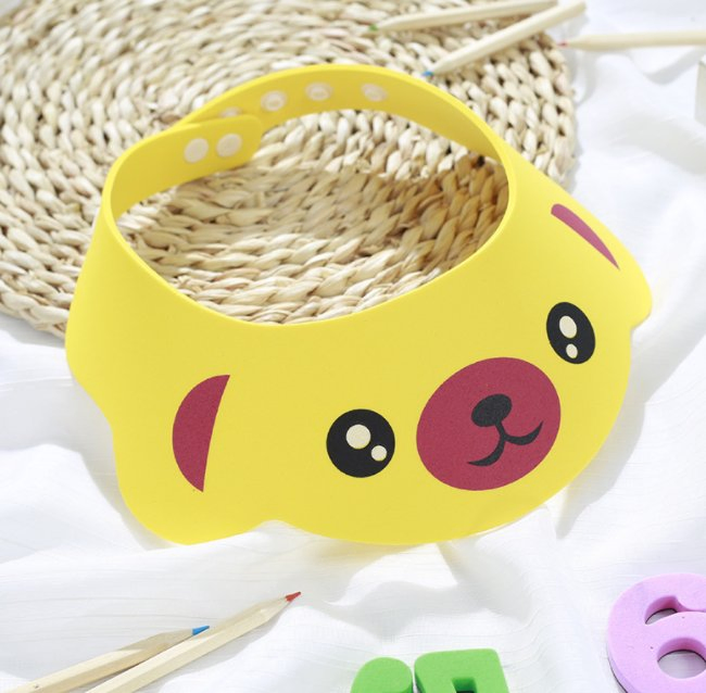 Adjustable Animal Baby Shampoo Protect Soft Visor Wash Hair Shield Shower Cap