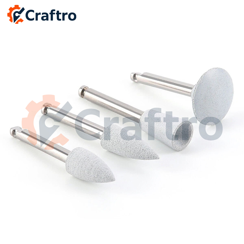 Silicone Rubber Nail Polishing Bits for Nail Drill Micromotor Low Speed Handpiece