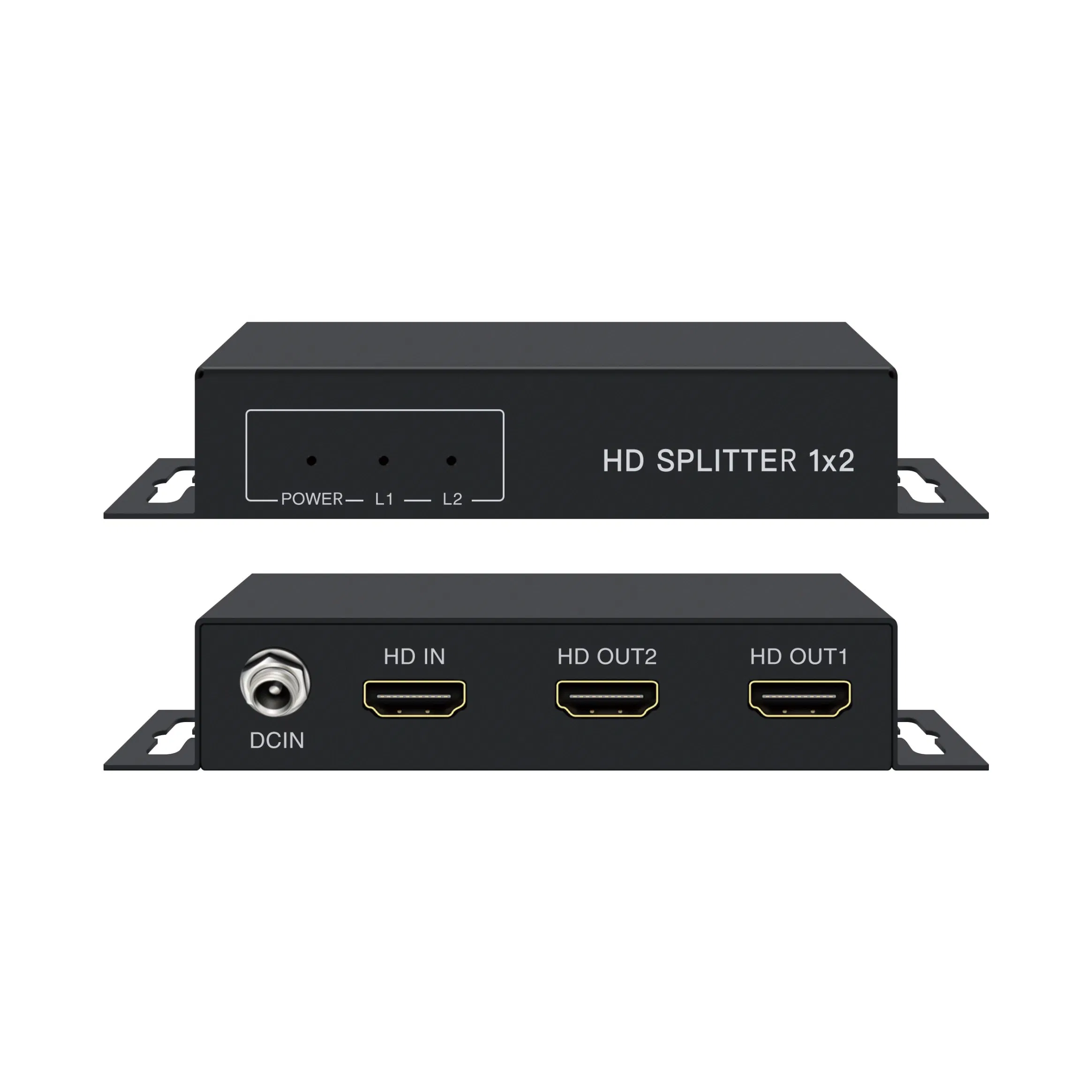 Custom 4K Support 6 EDID Modes Power Failure Memory 2X4 HDMI Switch Splitter