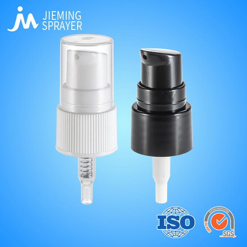 Hot Sale Cosmetic Bottle Cream Treatment Pump Aluminum Plastic 18mm 20mm 22mm 24mm Plastic Serum Pump
