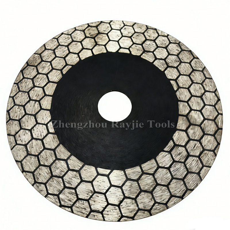 Hot Pressed Hexagonal Double Sided Diamond Marble Saw Blade Granite Cutting Disc Grinding Cutting Wheel for Tile