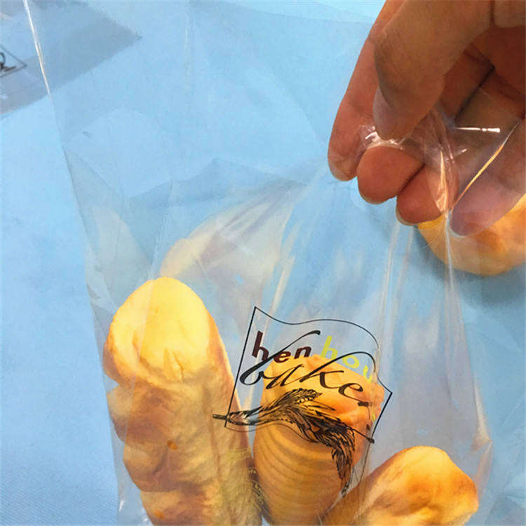 Baking Packaging Bag Bread Handbag Disposable Bag Takeout Packaging Plastic Bag