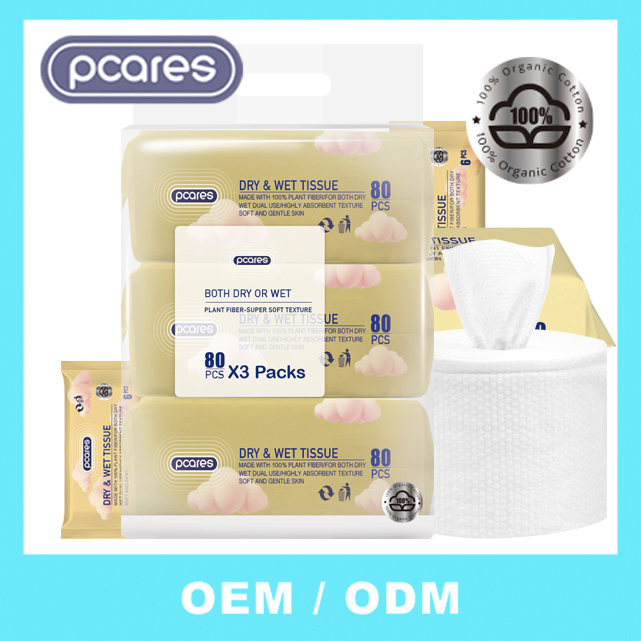 OEM Soft Disposable Face Towel Makeup Remover Clean Facial Towel Salon SPA Viscose Tissue Customize Comfortable Skin Clean Towel