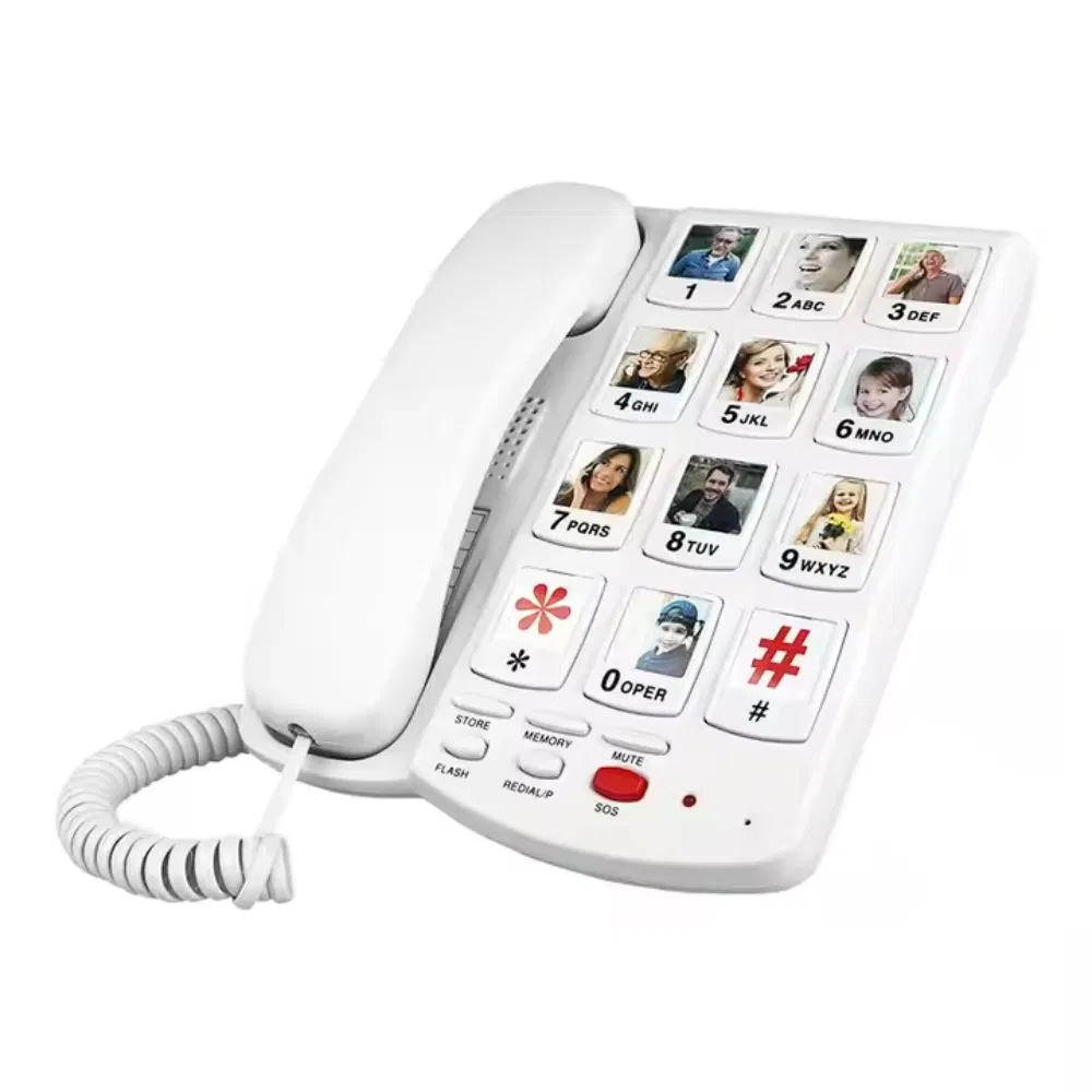 Easy-to-Use Landline Phone for Seniors with Caller ID