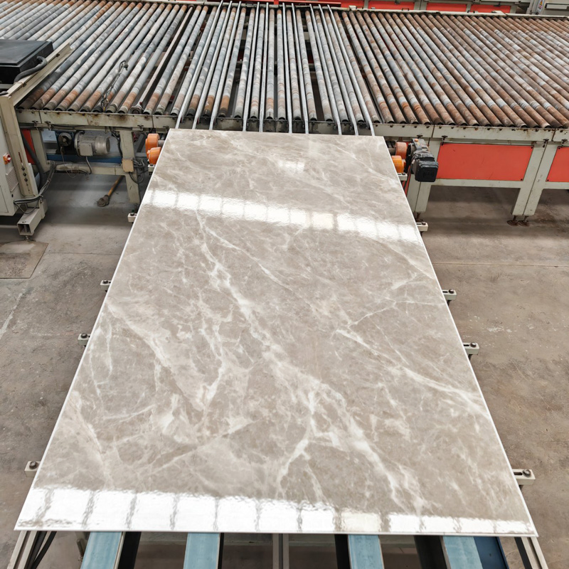 Porcelain Slab Van Gogh Grey Marble Tiles for Luxury Kitchen Countertops Decoration