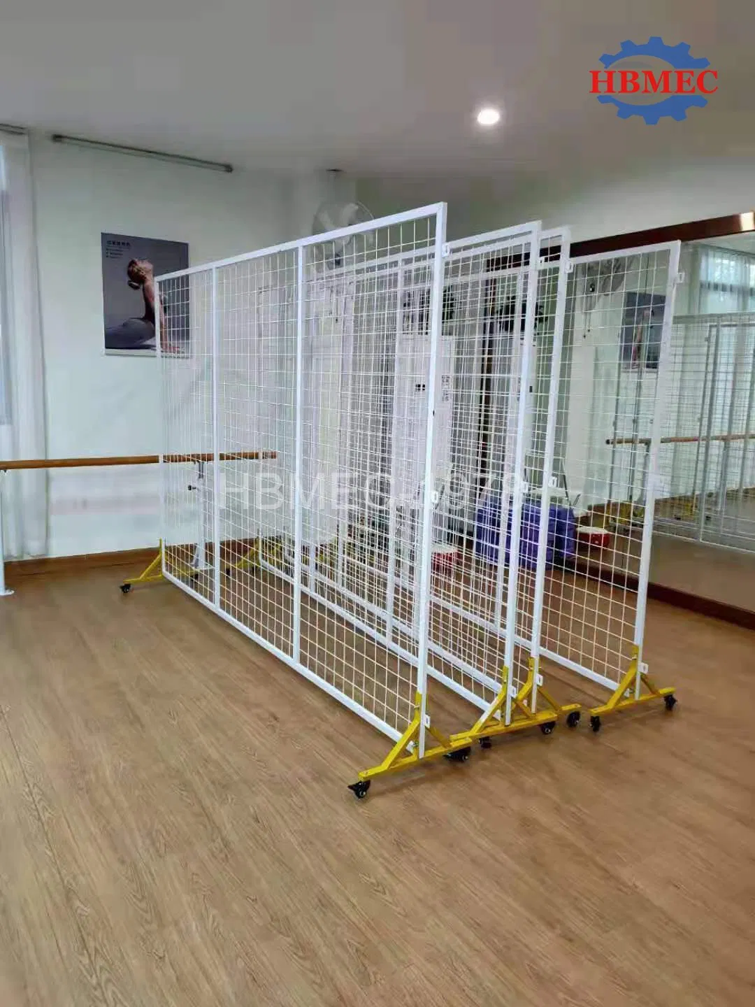 Colorful Anti-Rust Steel Wire Mesh Garage Isolation Network for Parking Space Isolation