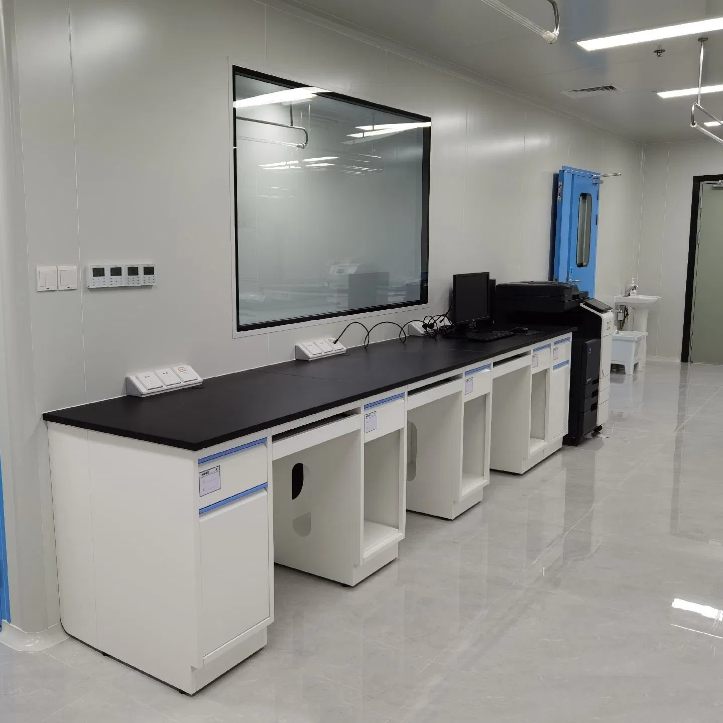 Chemical Compact Laminate Sheet Fireproof Board Medical Table Hospital Wall Panel System HPL