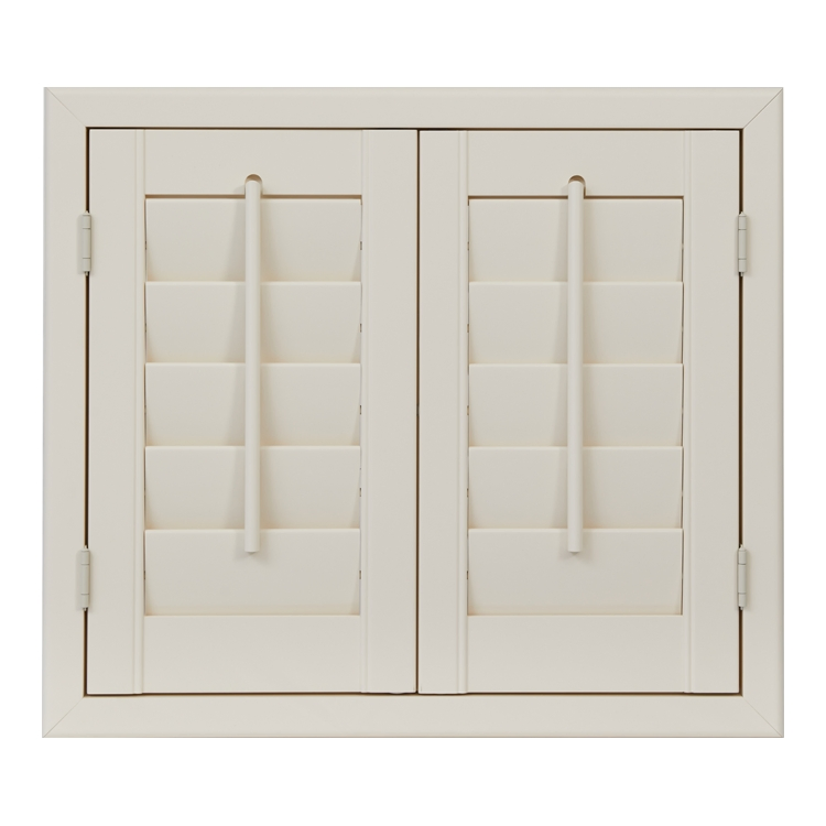 Customized Factory Outlet Plantation Shutters Painted Color Paulownia/Basswood/PVC Window Shutter