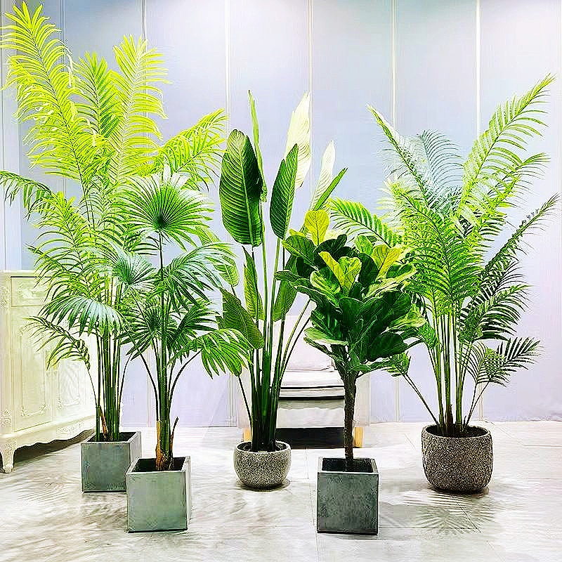 Бонсай искусственный в горшке для дома