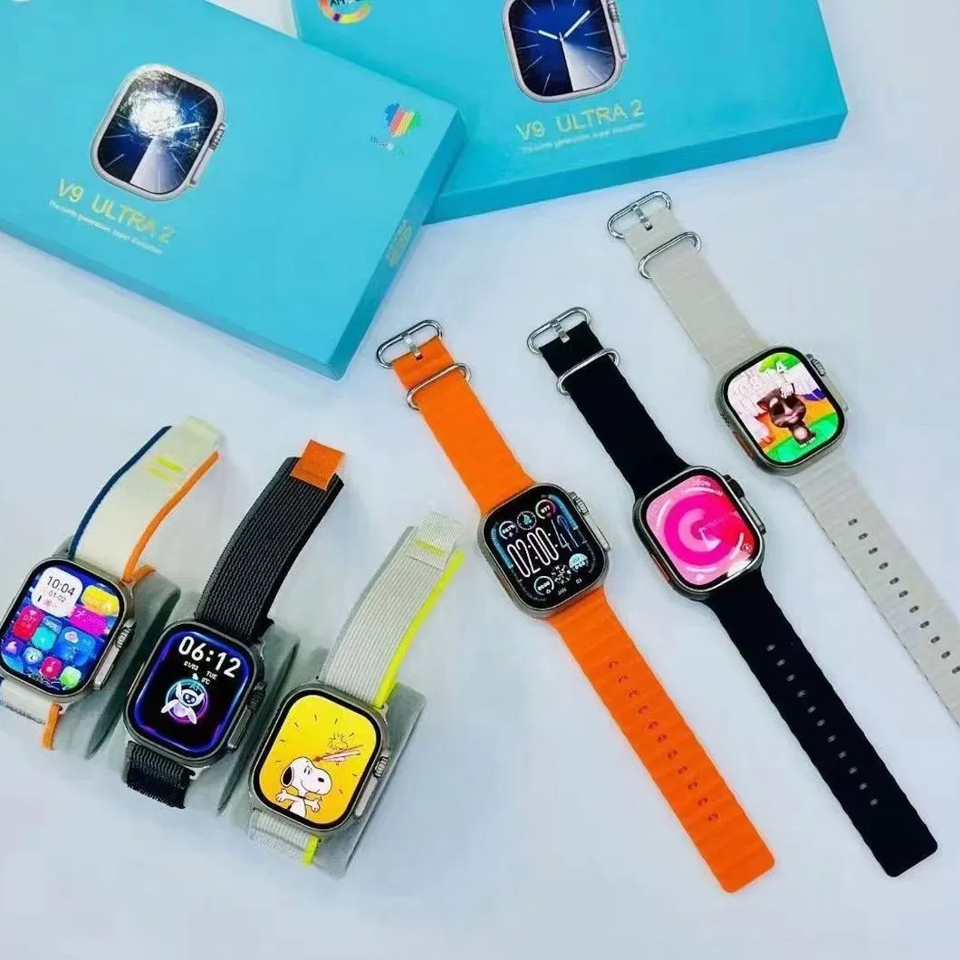 2024 Hot Selling New Design Ultra New Smart Electronic Heart Rate Monitor Bluetooth Bracelet Smartwatch Watch Ultra 2