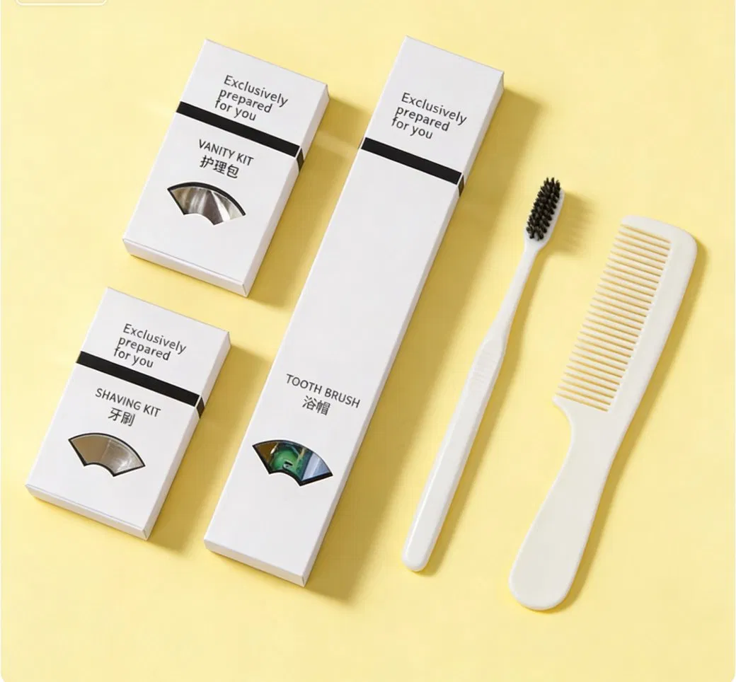 Premium Hotel Customized Material Amenities Disposable Toothbrush Kit
